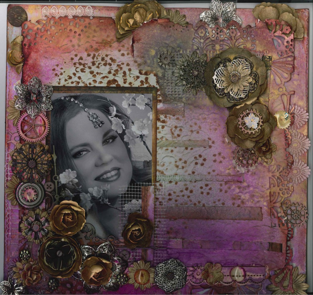 Floral Steampunk - mixed media class - Synaesthezia - an arts blog